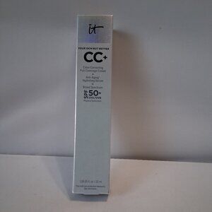 IT Cosmetics Your Skin But Better CC+ Color Correcting Cream SPF 50+ NIB Med
